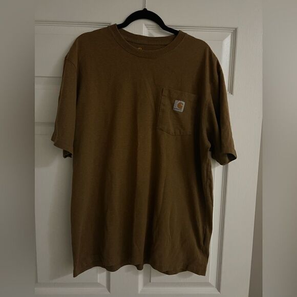 Carhartt K87 - BRN Carhartt brown pocket tee - Picture 1 of 4